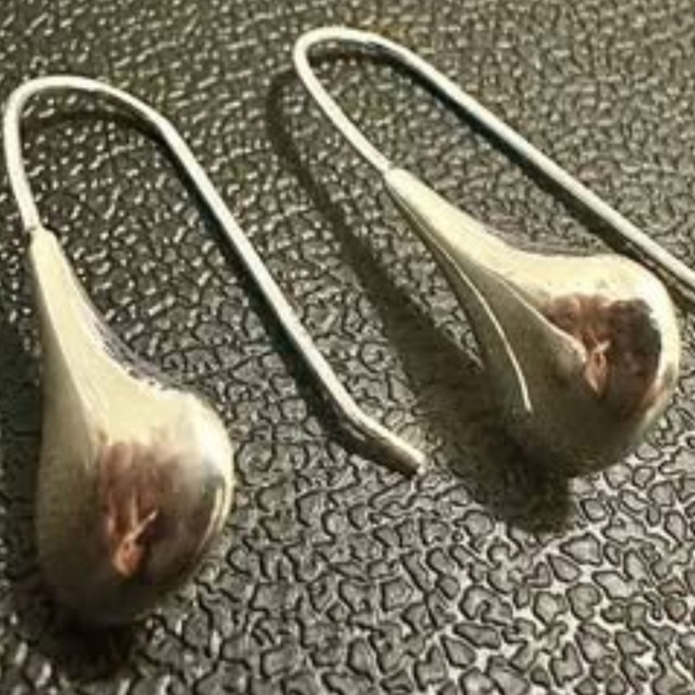 925 Sterling Silver Tear Drop Hook Dangle Drop Earrings for Women Gift - Picture 6 of 8